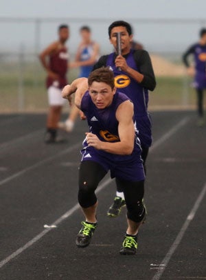 Messex decided to take up track despite also
playing on the baseball team.