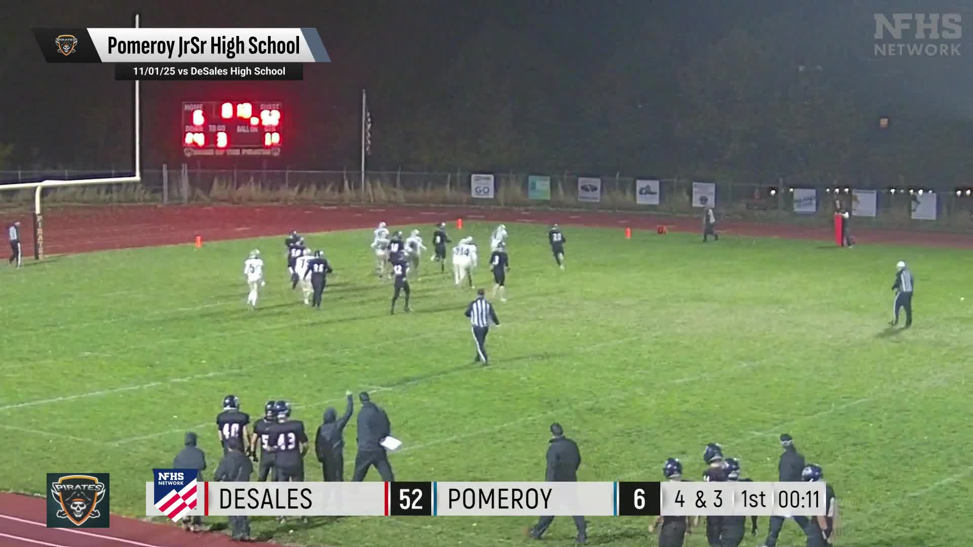 Football Recap: Pomeroy Skates Past Cusick with Ease