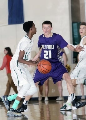 Holy Family's Luke Golter (21).