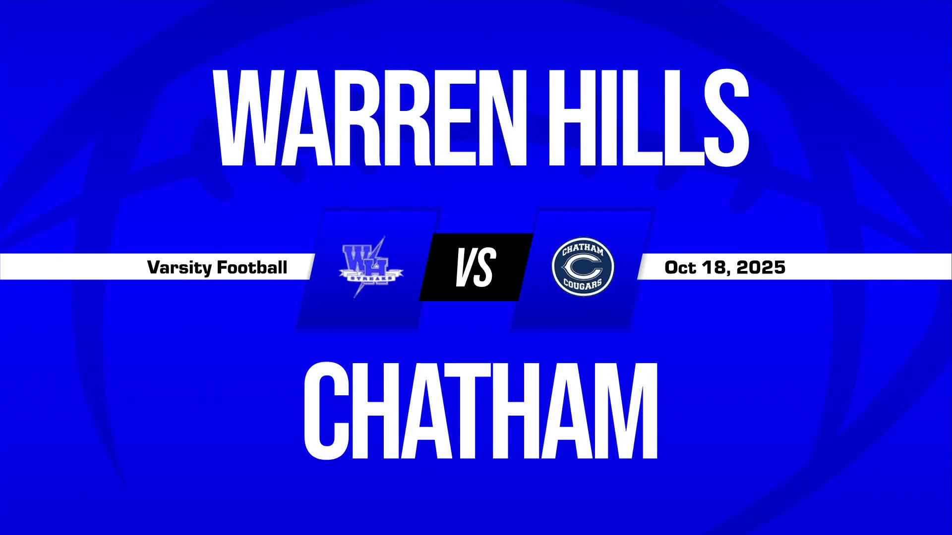 Football Recap: Chatham Piles Up the Points Against Parsippany Hills