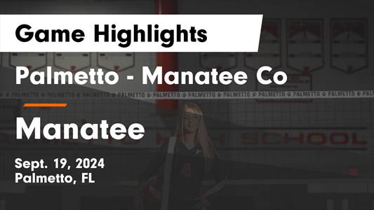 Volleyball Recap: Manatee Has No Trouble Against Palmetto