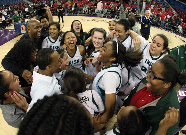 Sacred Heart Cathedral celebrates its fifth state championship. 