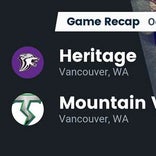 Football Game Preview: Heritage Timberwolves vs. Mountain View Thunder