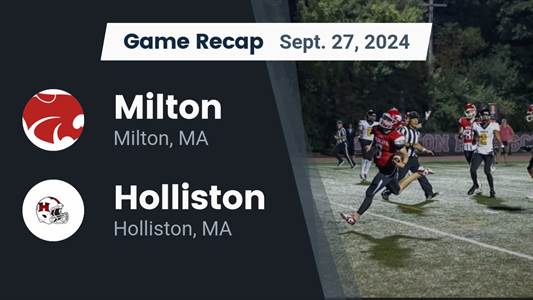 Football Recap: Holliston Comes Up Short