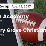 Football Game Preview: Union Academy vs. Cherryville