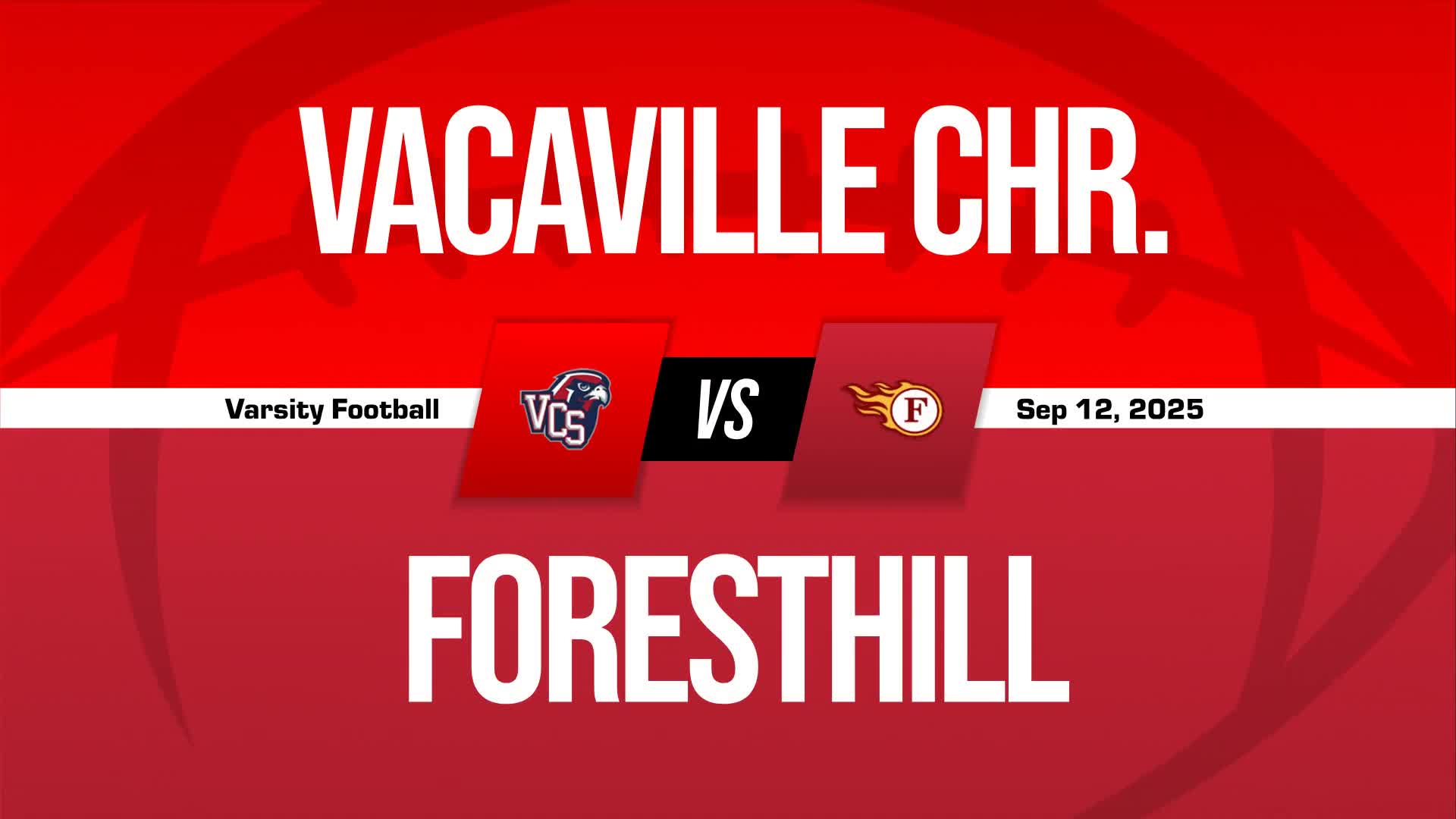Football Recap: Vacaville Christian Piles Up the Points Against Encina