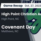 Football Game Recap: Trinity Christian Crusaders vs. High Point Christian Academy Cougars