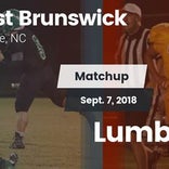 Football Game Recap: West Brunswick vs. Lumberton