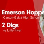 Softball Recap: Emerson Hoppes can't quite lead Canton-Galva over Trinity