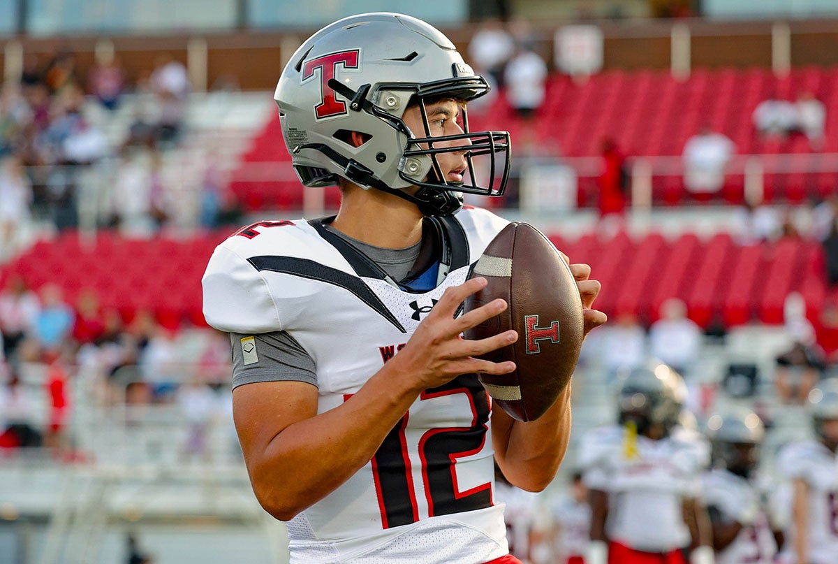 Thompson quarterback Trent Seaborn has passed for over 10,000 yards and 100 touchdowns in his career, now he goes for a fourth state title as a starter. (PHOTO: Brandon Sumrall)