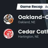 Football Game Recap: Cedar Catholic vs. David City