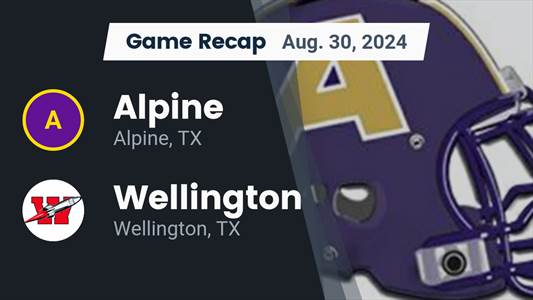 Football Recap: Alpine Comes Up Short  on the Road Against Welli