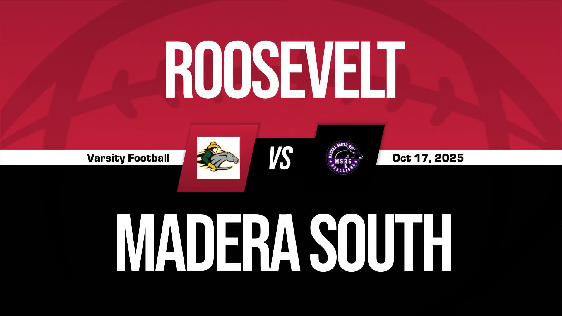 Football Game Preview: Roosevelt Rough Riders vs. Hoover Patriot