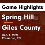 Spring Hill vs. Giles County