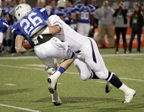 On top of all the offensive fireworks, the USA defense allowed a scant 142 yards and made big hits all night in a 42-10 win over the World in the fourth annual International Bowl at Kelly Reeves Athletic complex Tuesday.