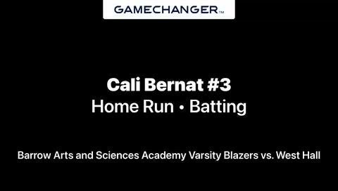 Cali Bernat Game Report: vs Rabun County