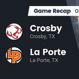 La Porte beats Crosby for their third straight win