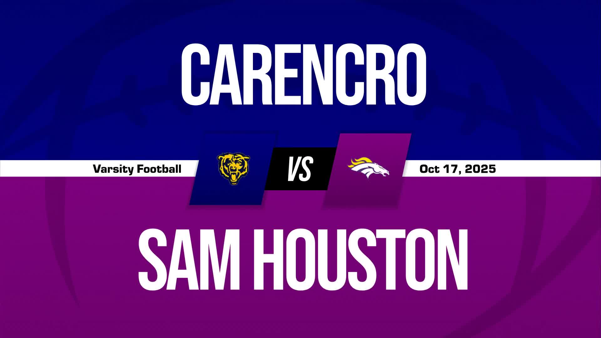 Football Game Preview: Carencro Bears vs. Acadiana Rams