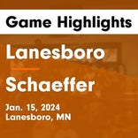 Basketball Game Preview: Lanesboro Burros vs. Schaeffer Academy Lions