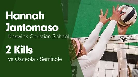 Hannah Jantomaso Game Report: vs Canterbury