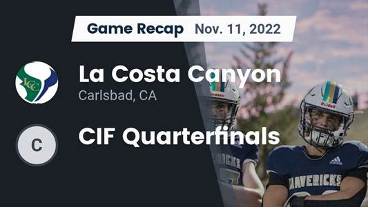 Football Game Preview: Carlsbad Lancers vs. La Costa Canyon Mavericks