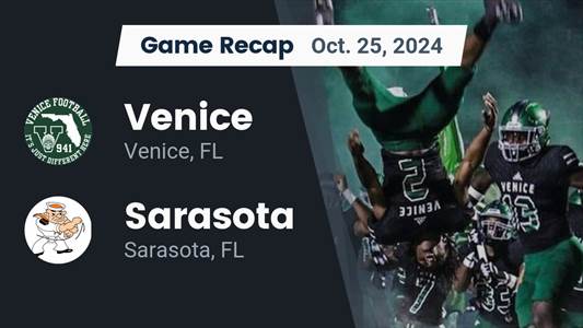 Football Recap: Venice Skates Past Sarasota with Ease