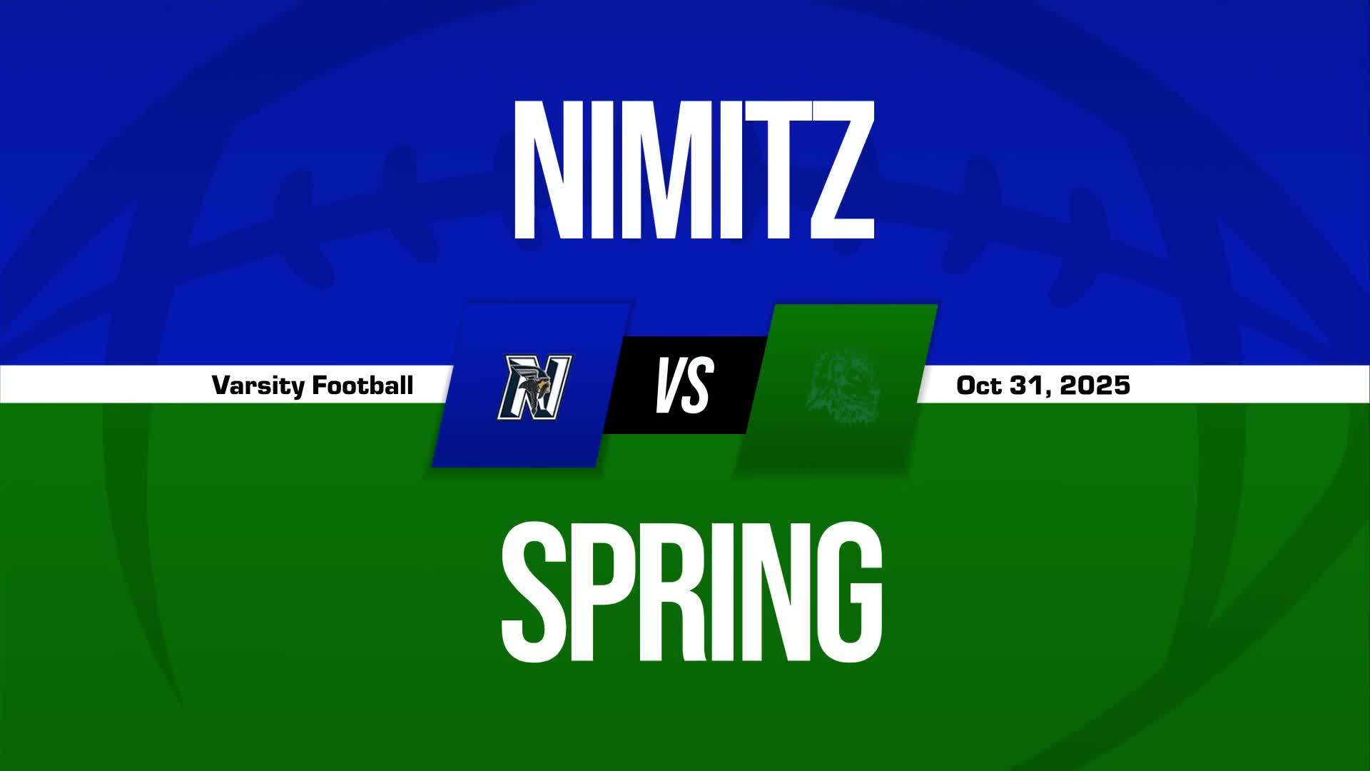 Football Game Preview: Spring Lions vs. Aldine Mustangs + How To Watch