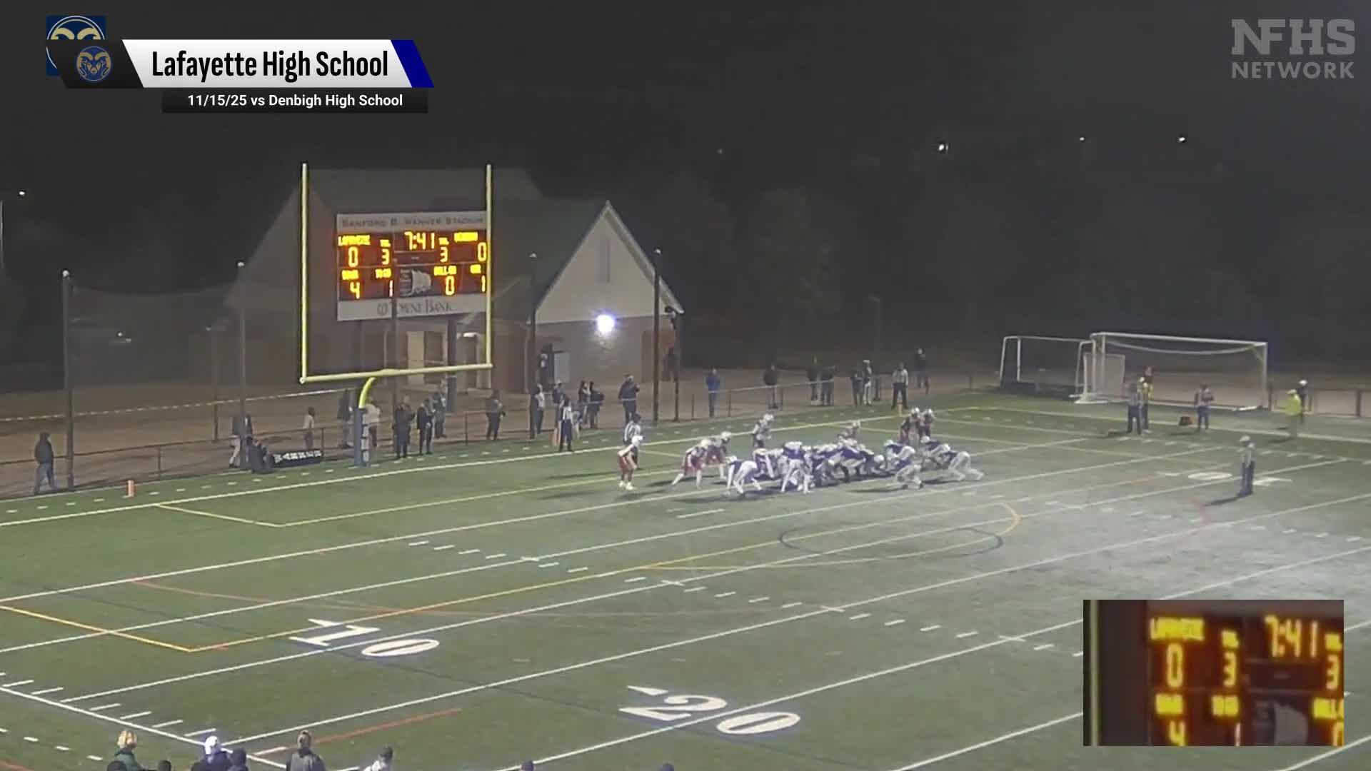 Football Recap: Lafayette Finds Playoff Glory Versus Smithfield + How To Watch