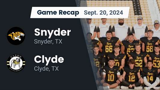Football Recap: Snyder Comes Up Short Despite  Daenin Smith's St