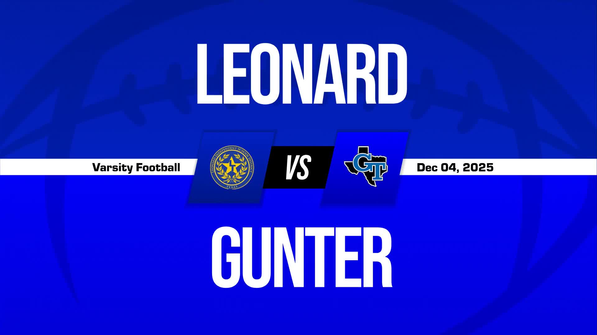 Football Game Preview: Gunter Tigers vs. Wall Hawks + How To Watch