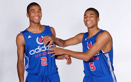 Houston-area twins Aaron (left) and Andrew Harrison are the Class of 2013's ultimate package deal.