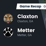 Football Game Recap: Metter Tigers vs. Claxton Tigers