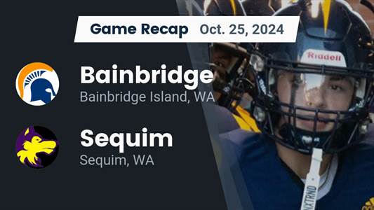Football Recap: Sequim Comes Up Short