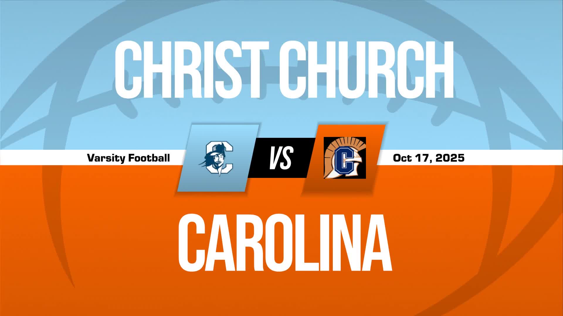 Football Recap: Christ Church Episcopal Continues Home Dominance  on Friday