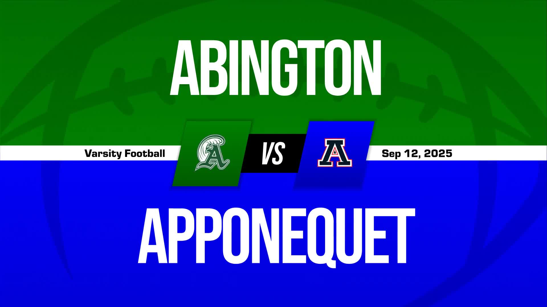 Football Recap: Abington's Run of Eight Straight  Wins Now Over