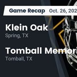 Klein Oak vs. Tomball Memorial