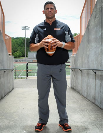 Head coach Josh Niblett