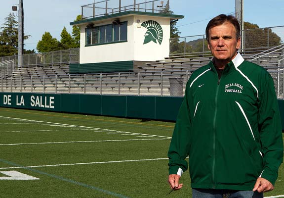 Head coach Bob Ladouceur has won more than 93 percent of the games he has coached, and nobody from Northern California has handed his team a loss in 21 years.