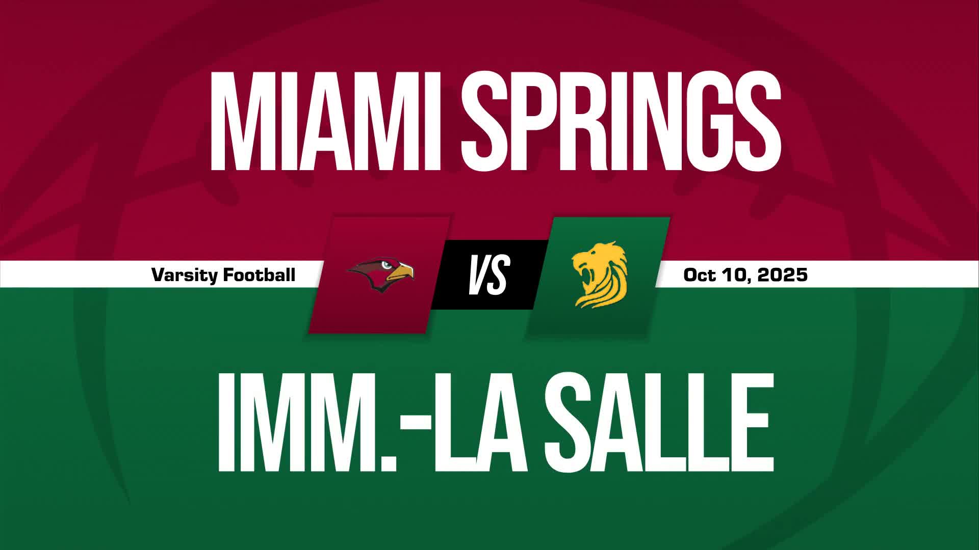 Football Game Preview: Miami Springs Golden Hawks vs. Hialeah Thoroughbreds