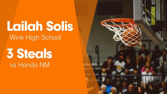 Softball Recap: Wink comes up short despite  Lailah Solis' stron