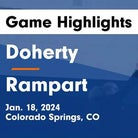 Basketball Game Recap: Doherty Spartans vs. Rampart Rams