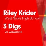 Riley Krider Game Report: vs Fort Wayne North Side