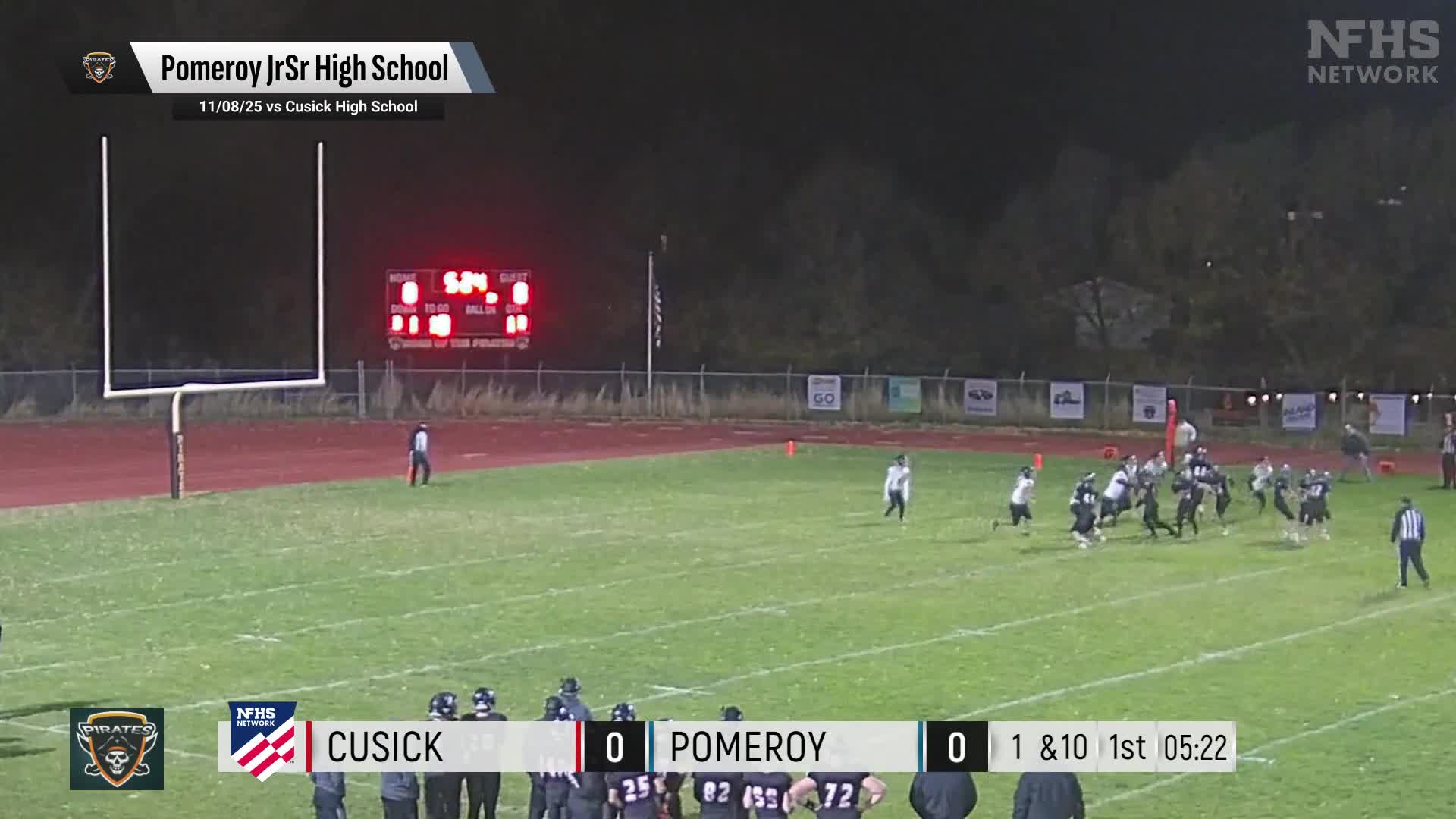 Football Recap: Pomeroy Piles Up the Points Against Tulalip Heri