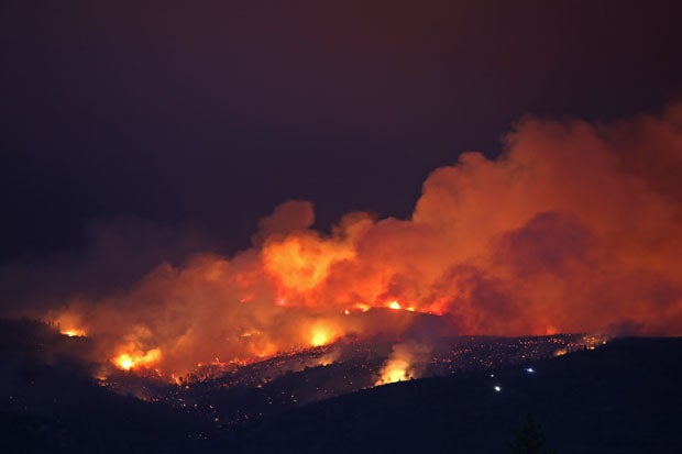 Lake County hills were ablaze much of the summer finished off with the Valley Fire, the third most destructive fire in California history. 
