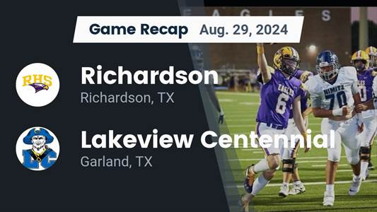 Football Game Recap: Richardson Takes a Loss