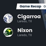 Football Game Recap: Cigarroa Toros vs. Nixon Mustangs