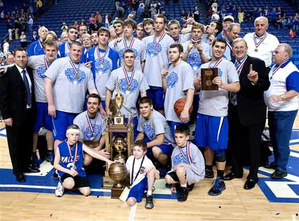 Shelby Valley defeated Ballard of Louisville 73-61 for Kentucky's single-class state title.