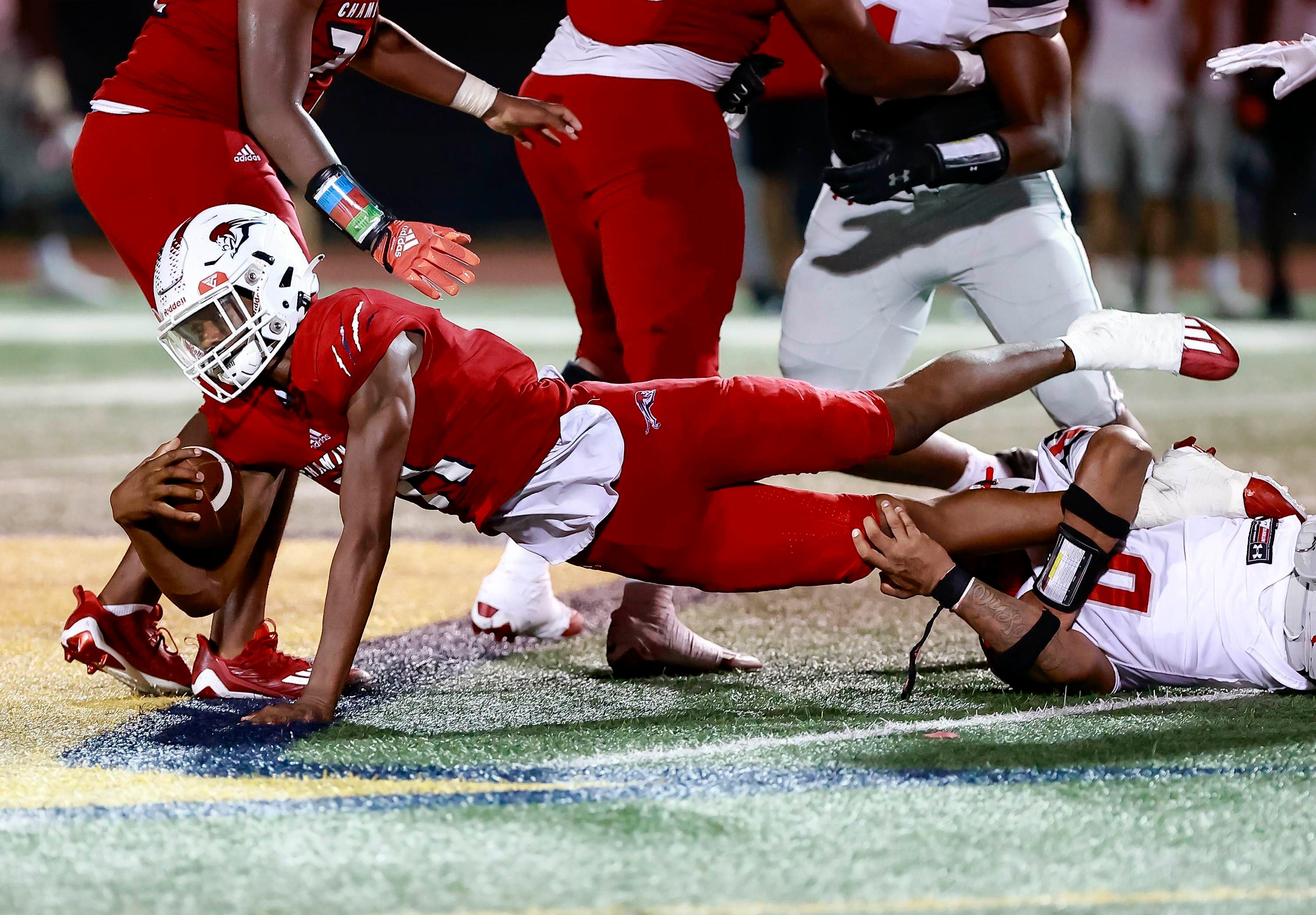 Cedrick Bailey and No. 10 Chaminade-Madonna host No. 13 American Heritage Friday on the  NFHS Network.