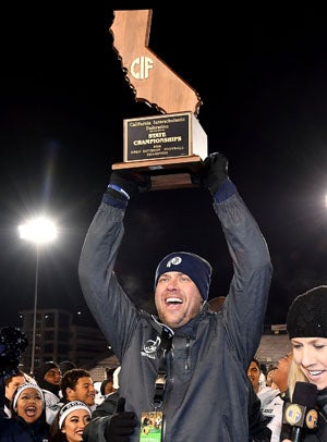Bosco coach Jason Negro
