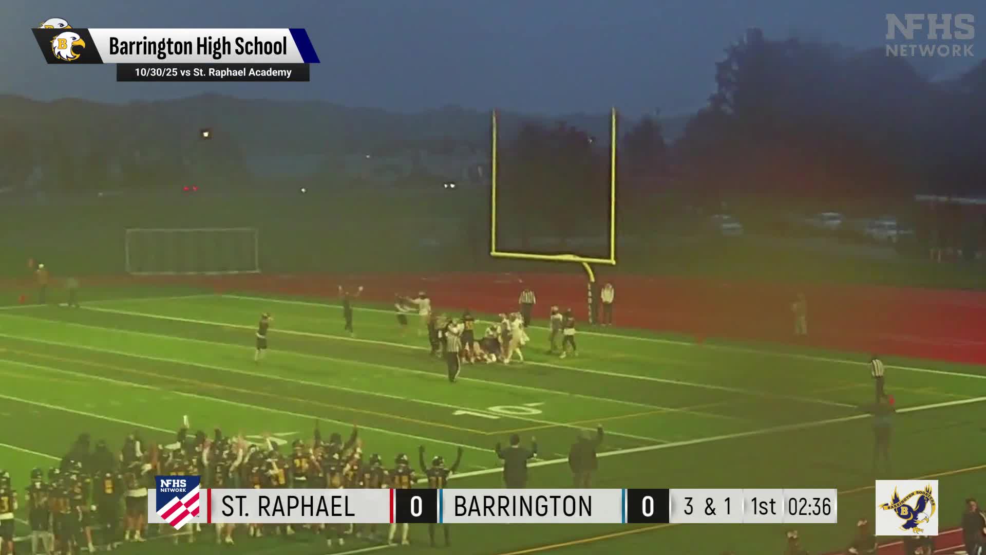 Football Recap: Mt. Hope Comes Up Short in High-Profile  Contest with Barrington + How To Watch